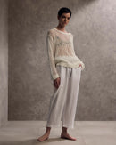 Quince Open Knit Coverup Crew (M)