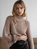 Free People Chunky Mock Neck Sweater (M)