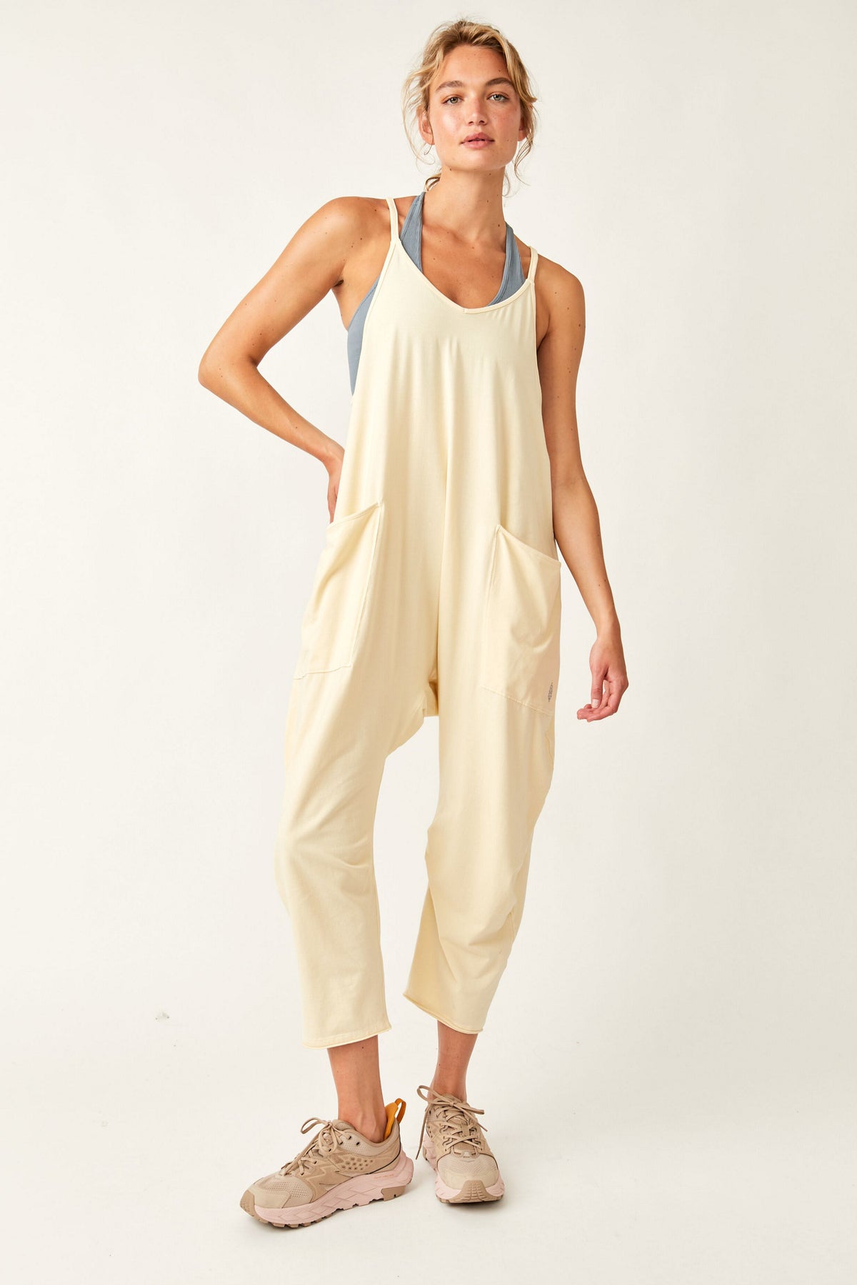 Free People Butter Yellow Hot Shot Onesie (L)