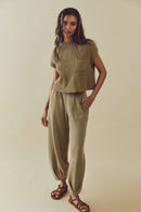 Free People Sage Knit Pants (L)