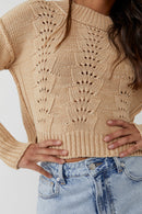 Free People Textured Knit Sweater (M)