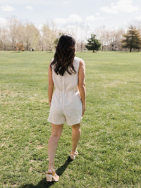 Grade & Gather Linen Romper (S)