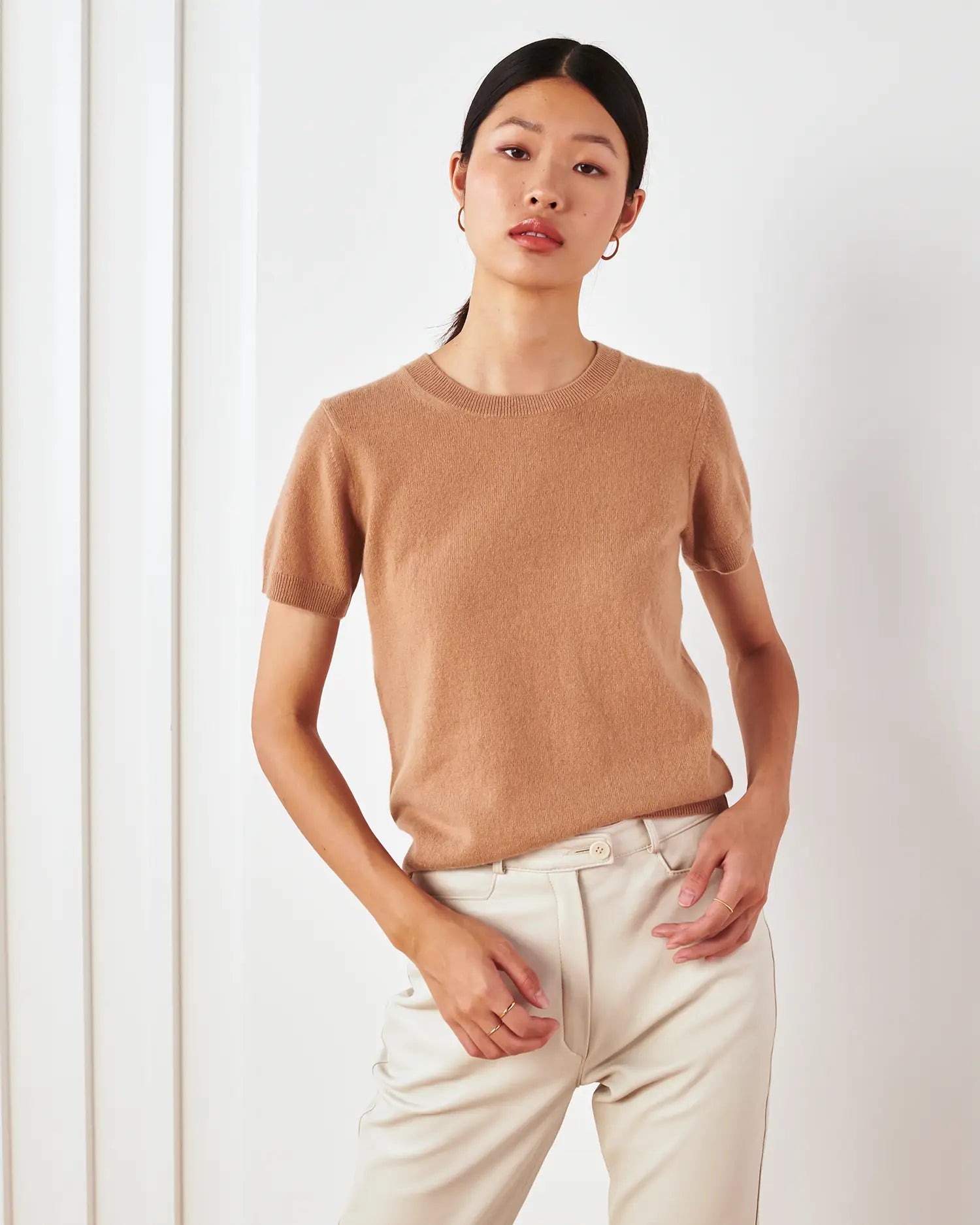 NEW Quince Cashmere Knit Tee (S)