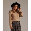 Rylee + Cru Honeycomb Sweater (M)