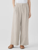 Eileen Fisher Linen Wide Leg Pants (XL)