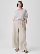 Eileen Fisher Linen Wide Leg Pants (XL)