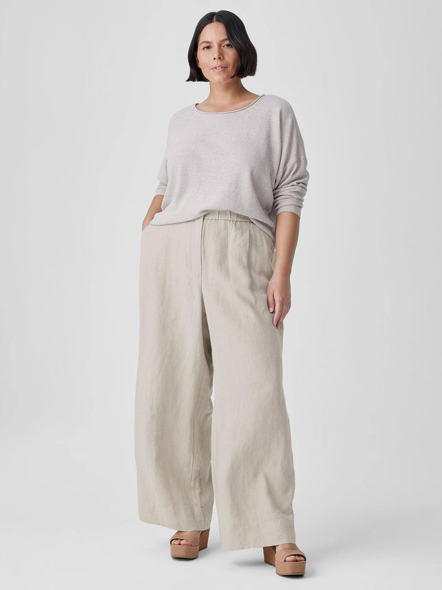 Eileen Fisher Linen Wide Leg Pants (XL)