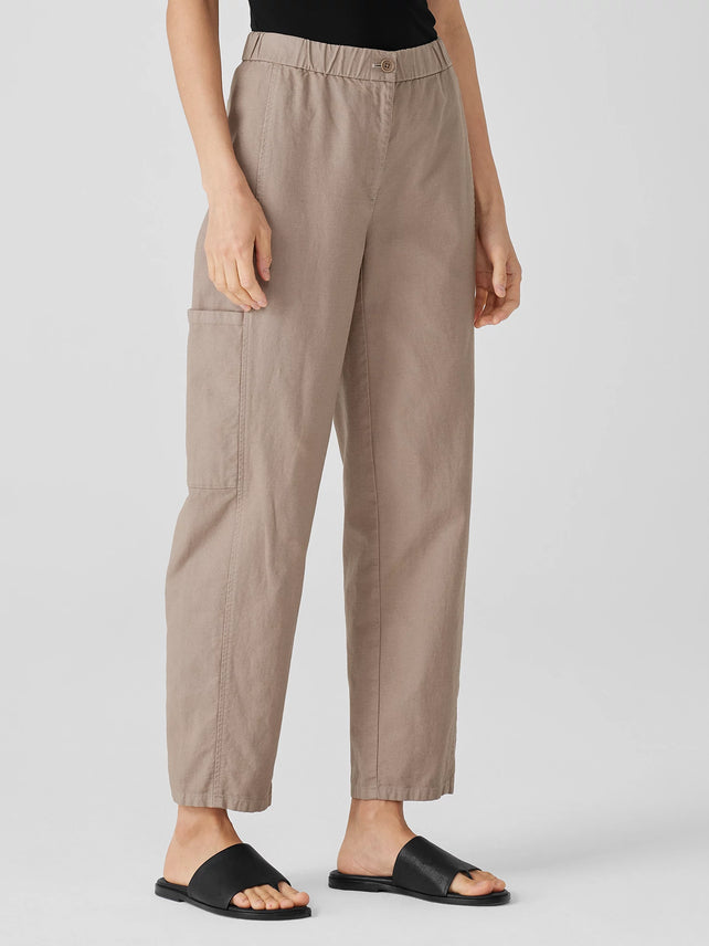 Eileen Fisher Neutral Straight Pants (XL)