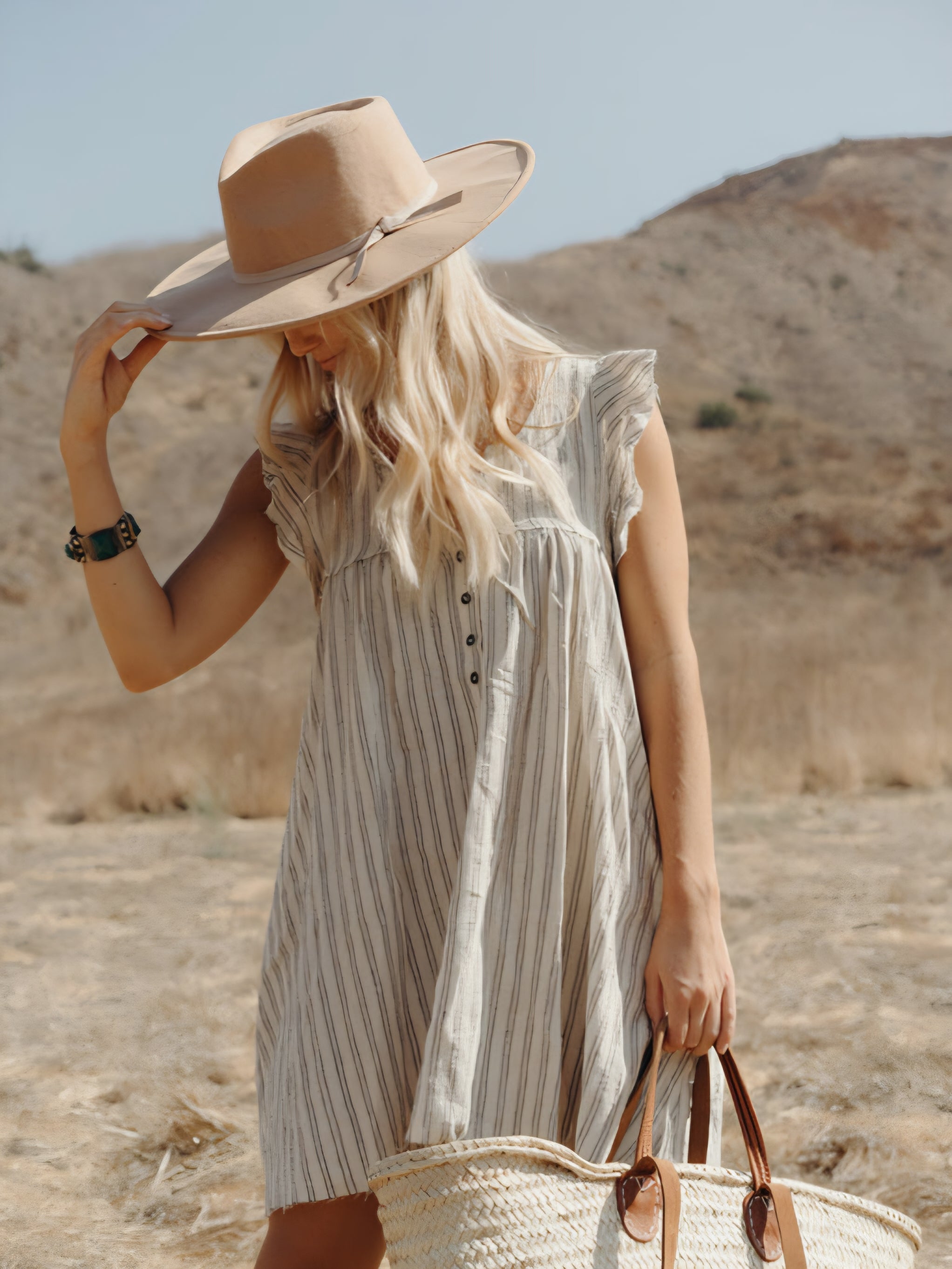 Carly Jean Striped Mini Dress (XL)