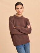 La Ligne Brown Wool Cashmere Sweater (M)