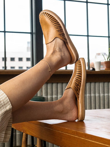 Sanuk Leather Huarache Mules (7)