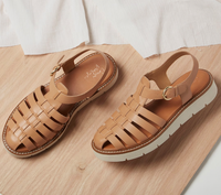 Crown Vintage Leather Fisherman Sandals (10)