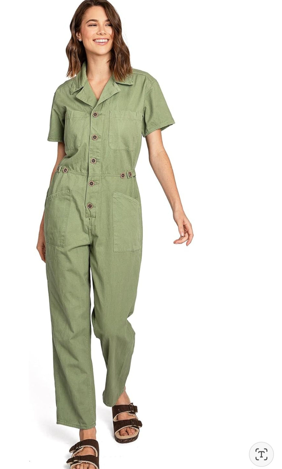 Green Straight Leg Coveralls (L)