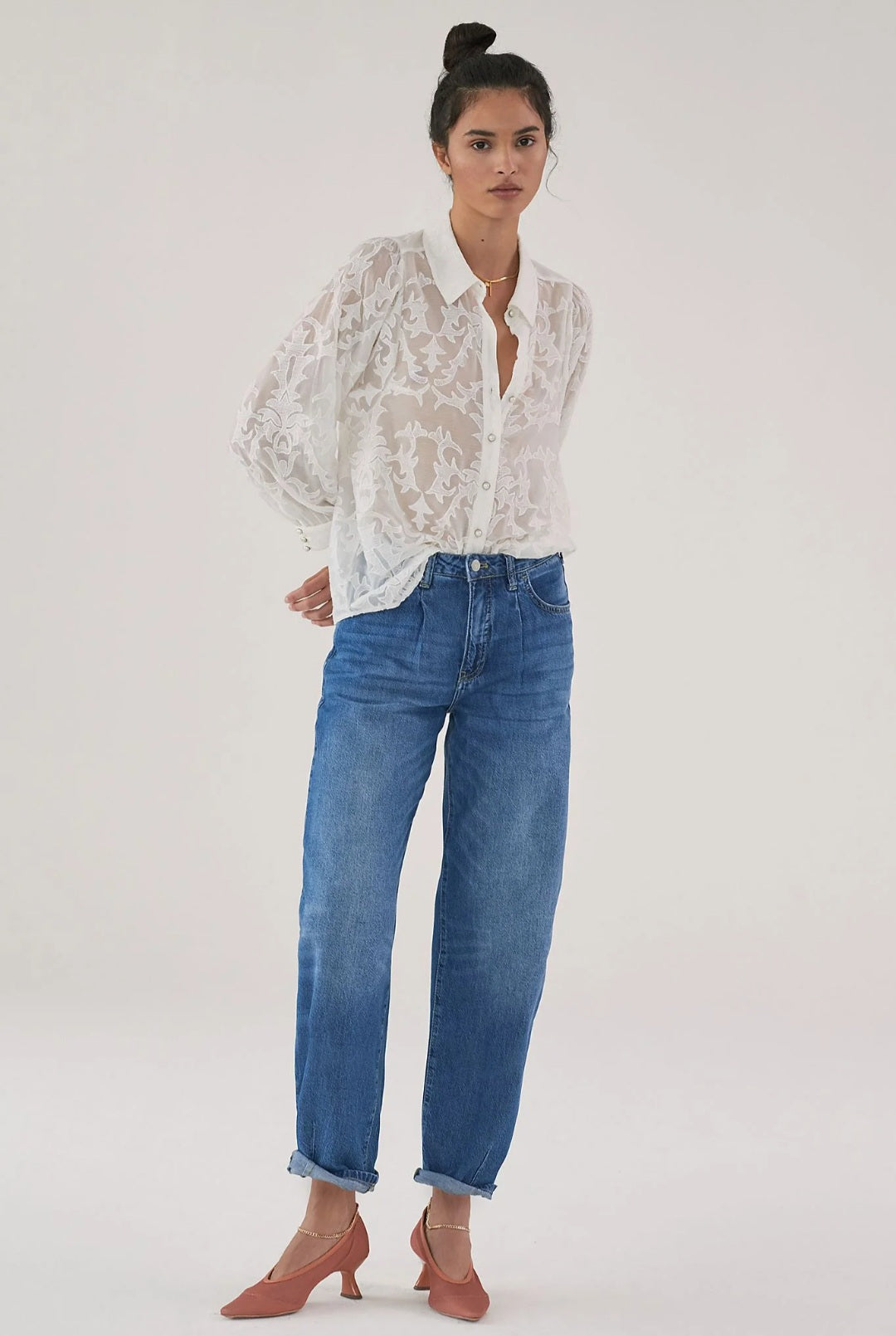 Anthropologie Relaxed Barrel Jeans (28)