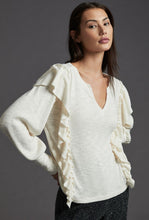 Load image into Gallery viewer, Anthropologie Ruffle Top (XS)
