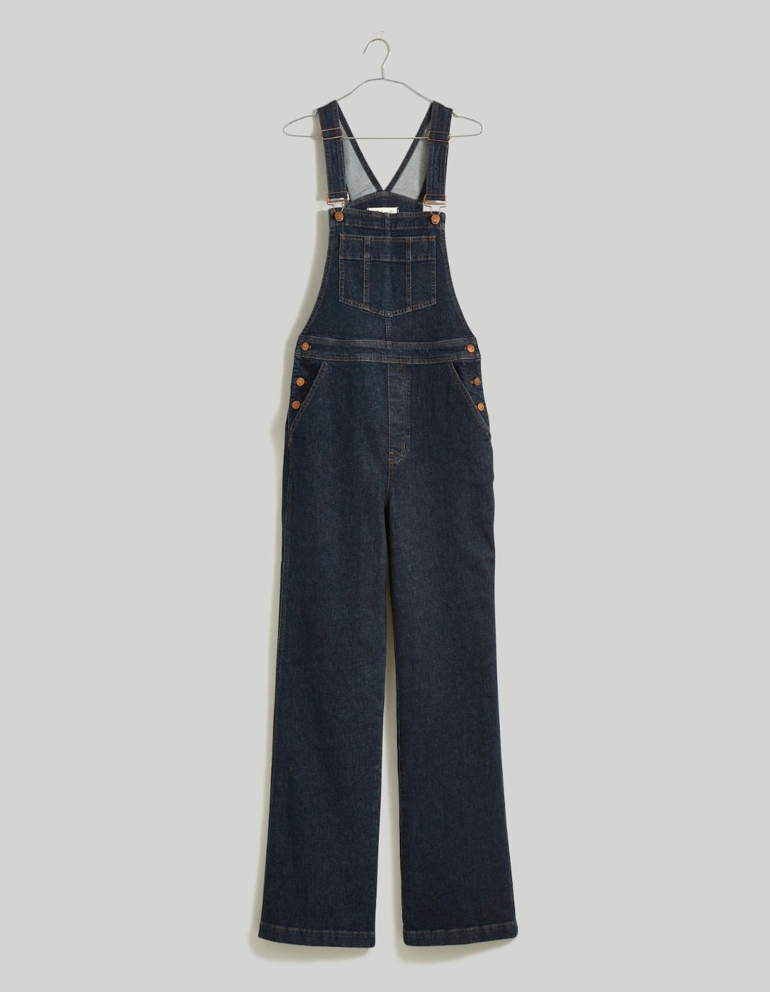 Madewell Flare Denim Overalls (2)
