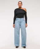 Abercrombie Light Wash Loose Jeans (28/6 long)