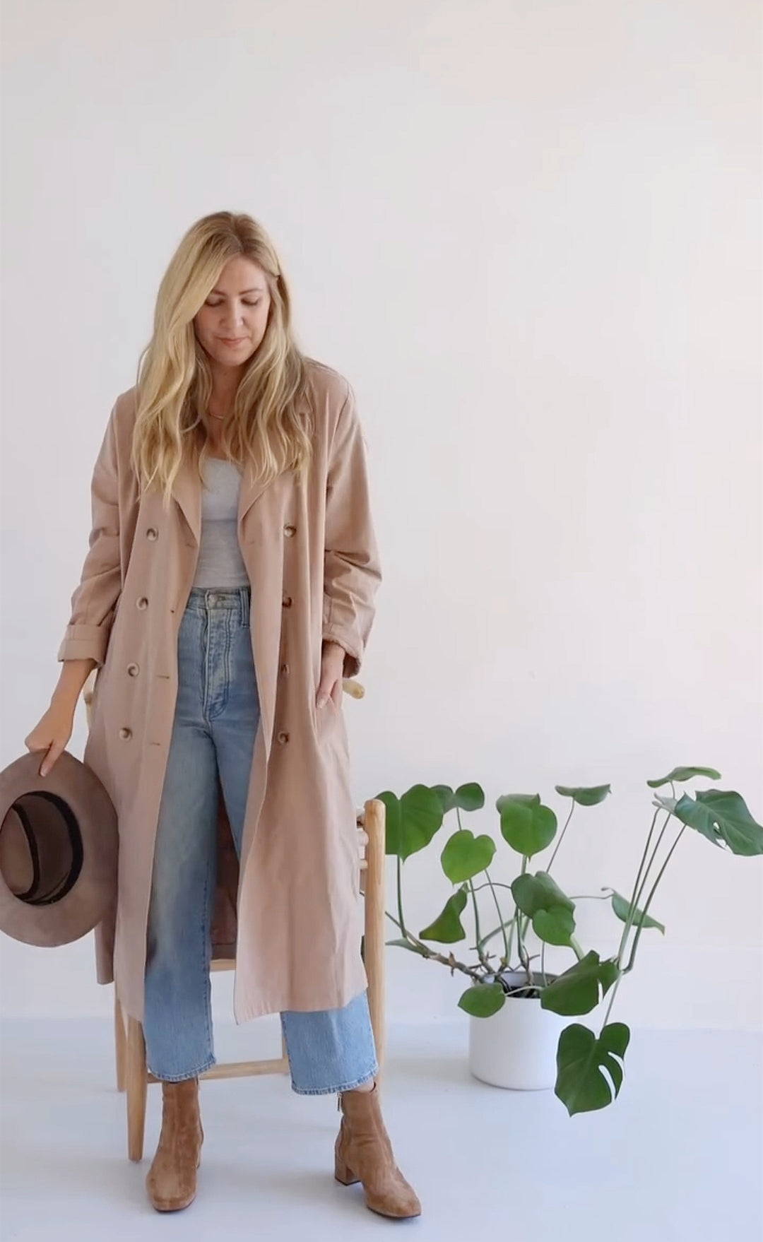Blanknyc Long Belted Trench Coat (M)