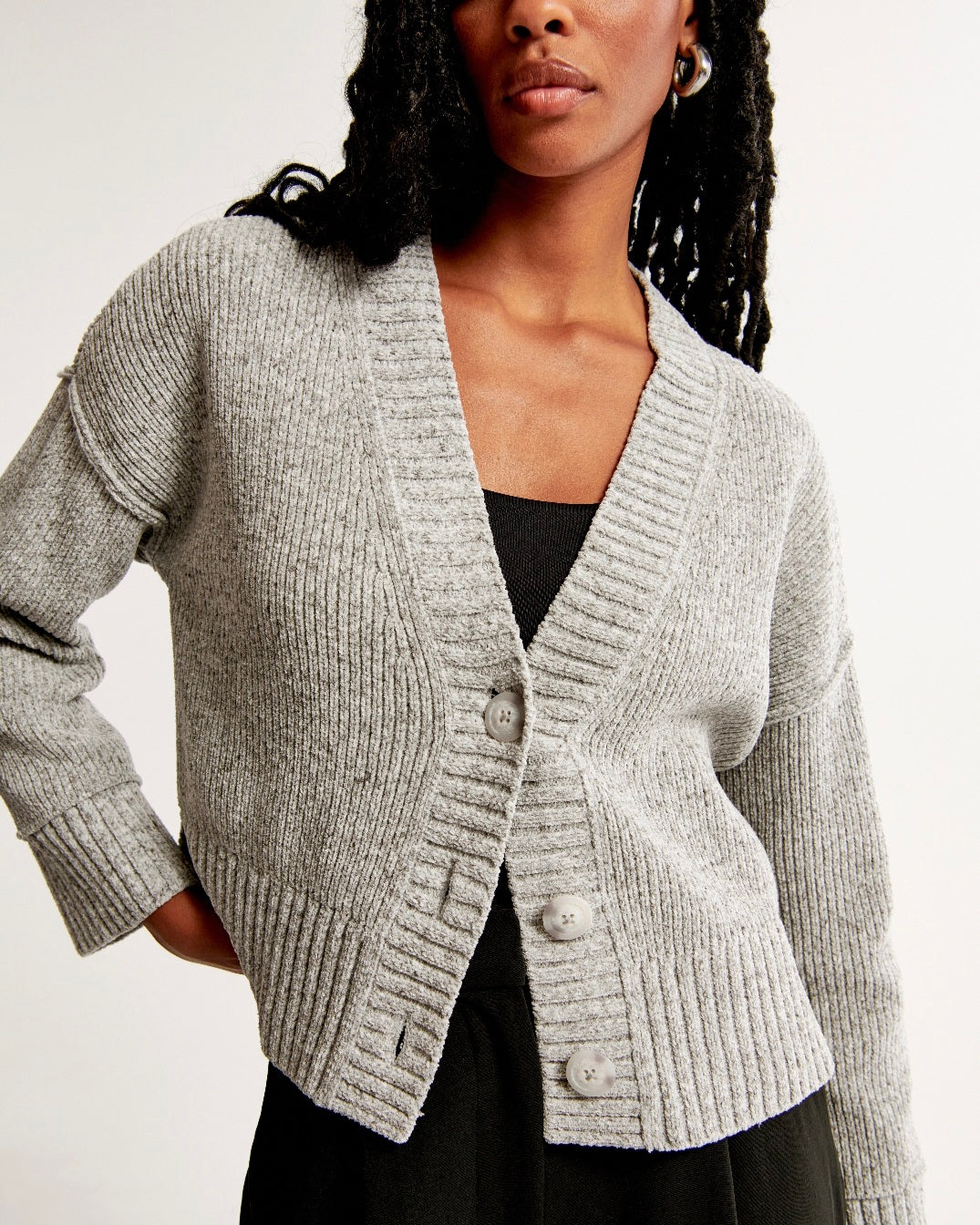 Abercrombie Chenille Knit Cardigan (S)