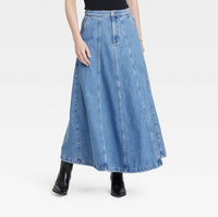 Denim Circle Maxi Skirt (16)
