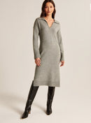 Abercrombie Gray Midi Sweater Dress (SP)