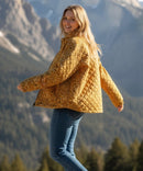 Floral Quilted Jacket (XL)