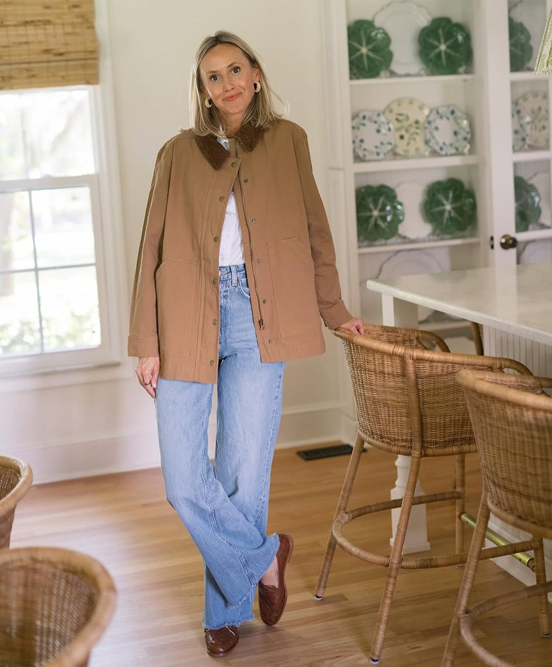 Brown Canvas Barn Jacket (L)