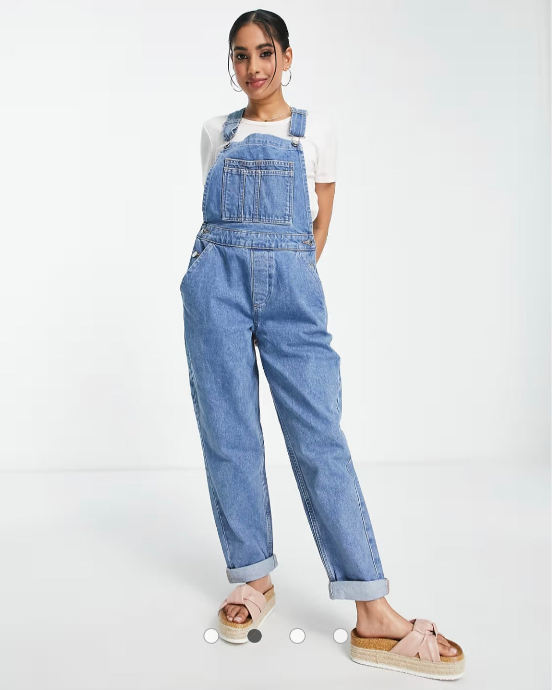 Asos Straight Denim Overalls (2P)