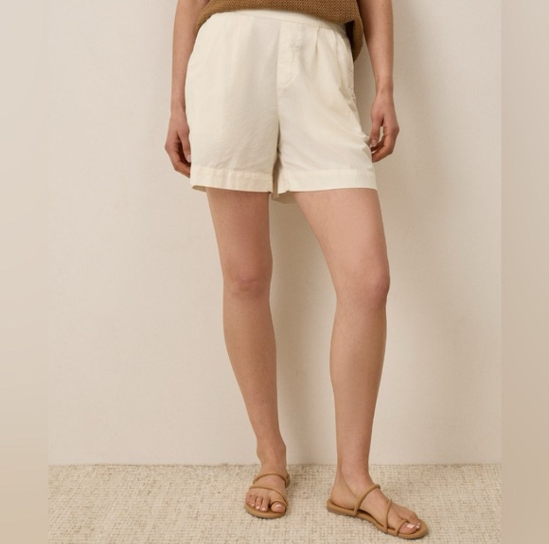 Pact Cotton Linen Relaxed Shorts (L)