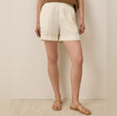 Pact Cotton Linen Relaxed Shorts (L)