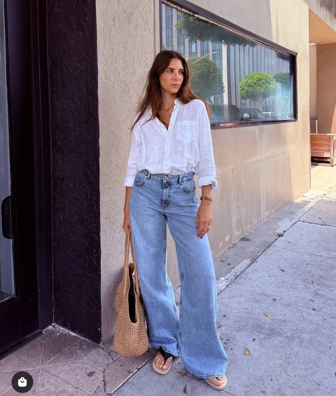 NEW Aligne Loose Wide Jeans (38W)