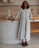 Dissh Linen Tiered Midi Dress (8)