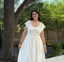 Shiny By Nature Linen Midi Dress (S)