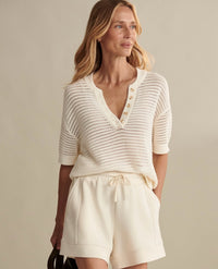 Varley Relaxed Knit Tee (M)