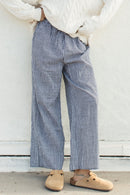 Solai Gingham Wide Leg Pants (XL)