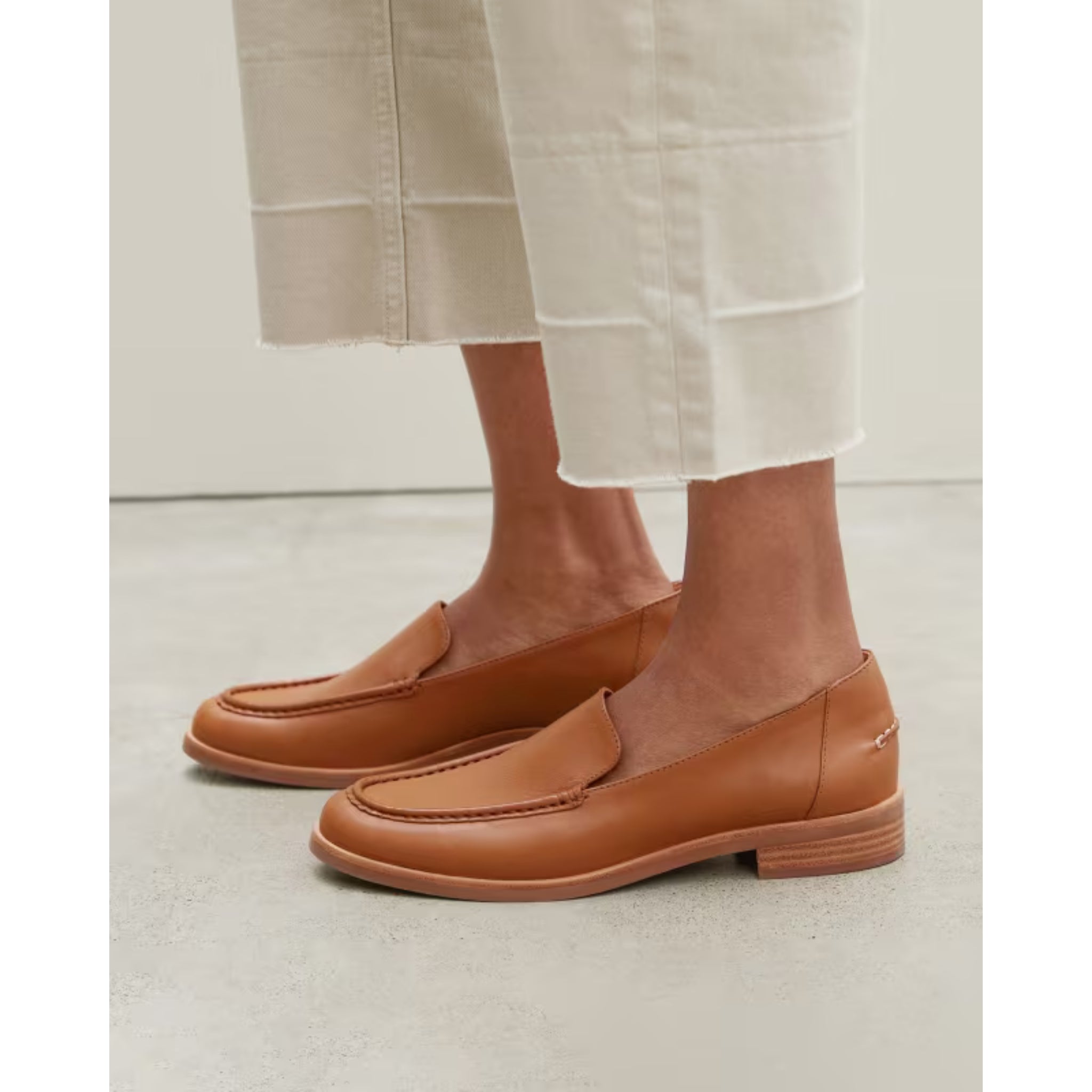 Everlane Brown Leather Loafers (7)