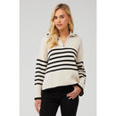 Pistola Striped Quarter Zip Pullover (M)