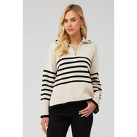Pistola Striped Quarter Zip Pullover (M)
