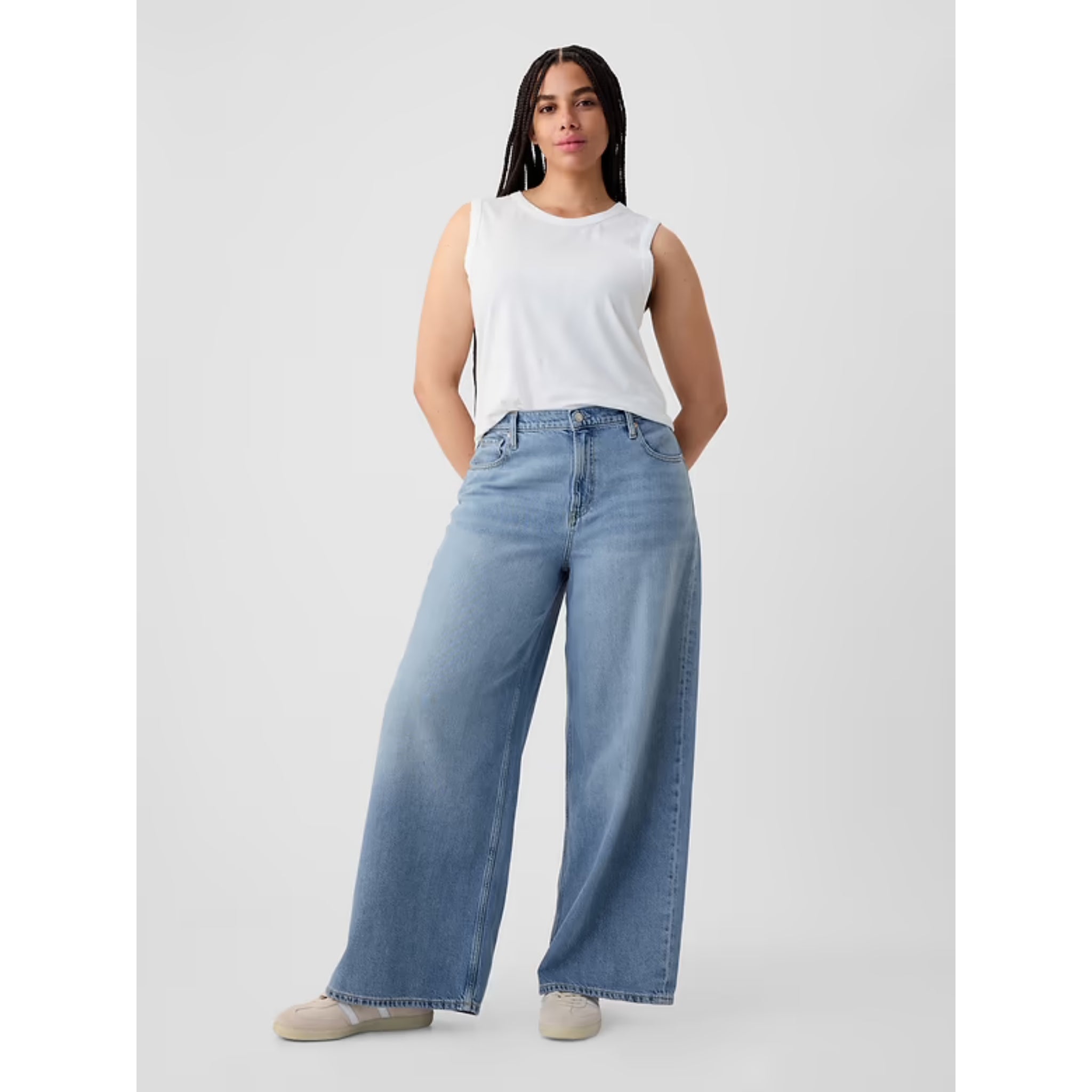 NEW Gap Baggy Wide Leg Jeans (30/10 tall)