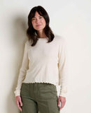 Toad & Co Cream Pointelle Tee (S)