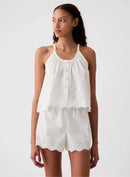 NEW Gap Eyelet Cotton Tank (S)