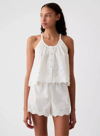 NEW Gap Eyelet Cotton Tank (S)