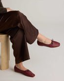 Quince Woven Leather Ballet Flats (6)