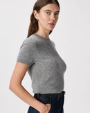 Quince Gray Cashmere Sweater Tee (XS)