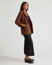Quince Organic Cotton Sweater Blazer (M)