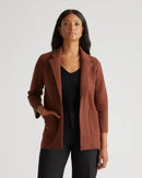 Quince Organic Cotton Sweater Blazer (M)