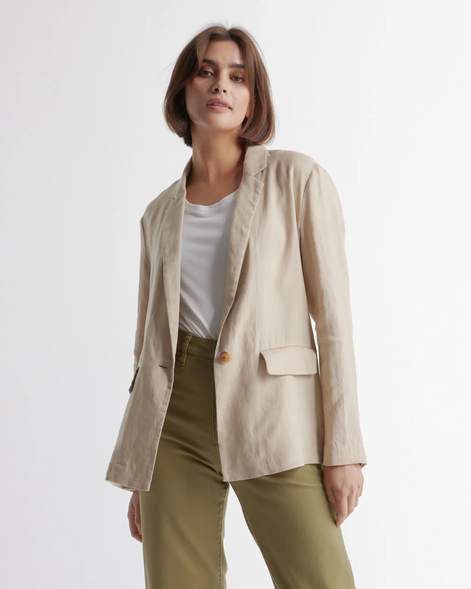 Quince European Linen Blazer (XL)
