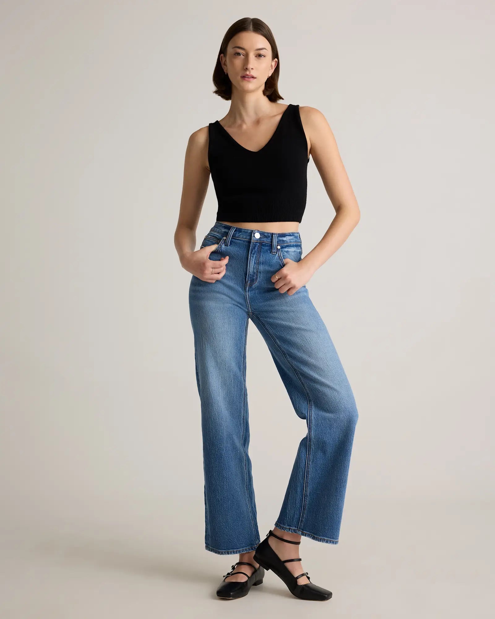 Quince Relaxed Straight Jeans (28)