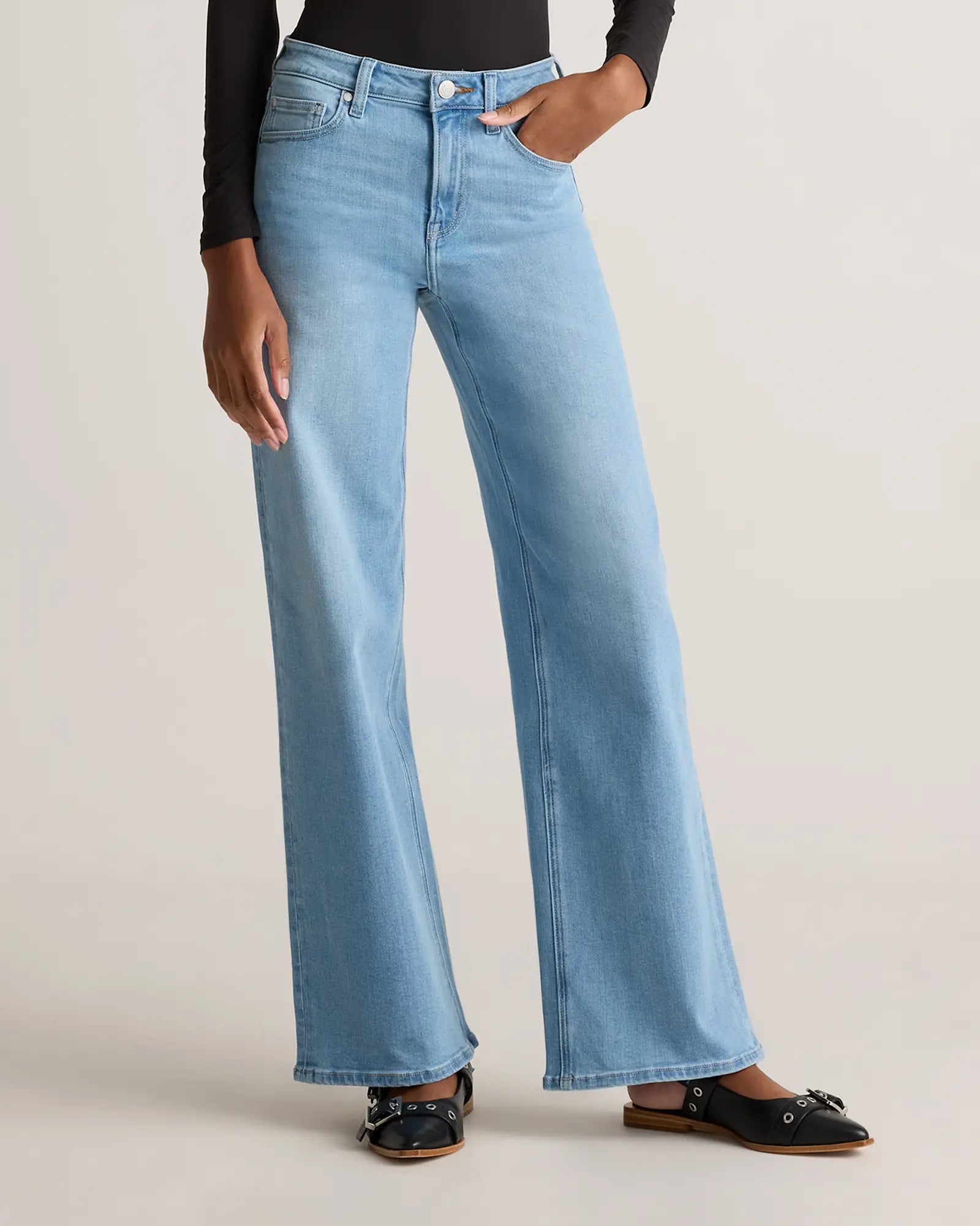 Quince Wide Leg Jeans (28)