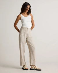 Quince Relaxed Wide Leg Linen Pants (2)